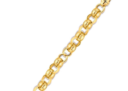 Gold Plated Mens Belcher Chain